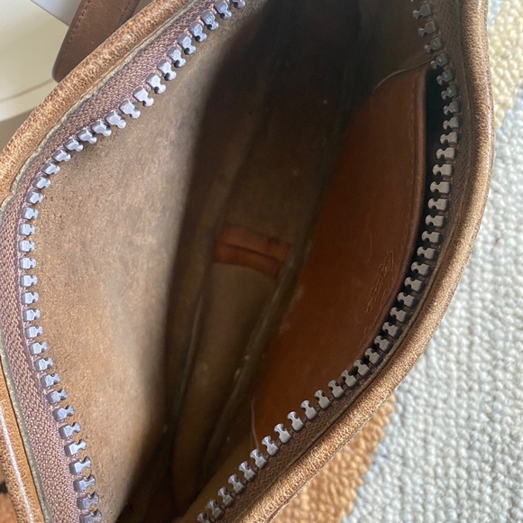 70s/80s I Old Brown Fine Leather Shoulder Bag I Long Island, NY - Picture 3 of 16